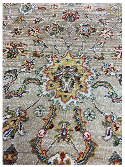 Artisan Rakkas Beige Brown Traditional Machinemade Rug - Rugs - Artisan - Atlanta Designer Rugs