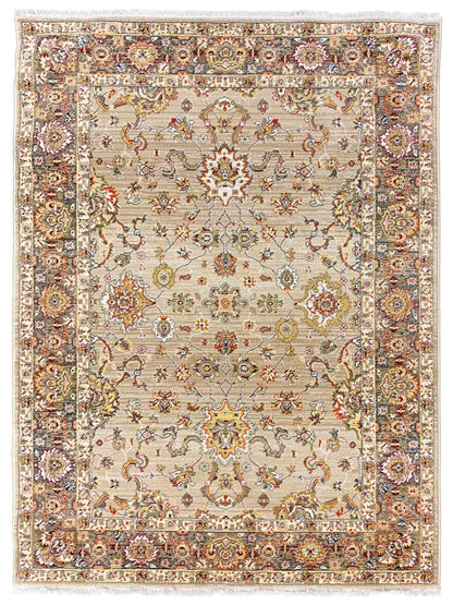 Artisan Rakkas Beige Brown Traditional Machinemade Rug - Rugs - Artisan - Atlanta Designer Rugs