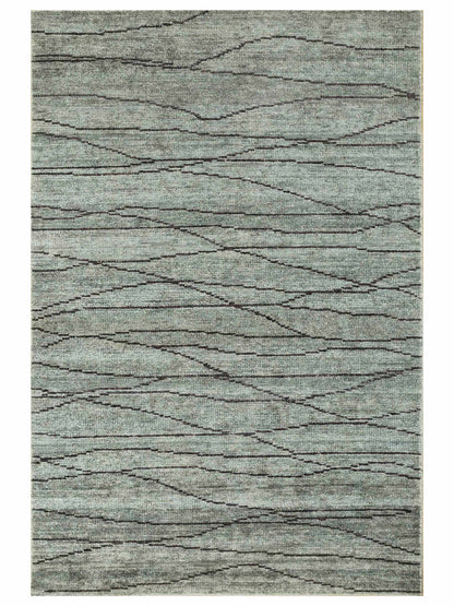 Limited REDCLIFFE RD-814 Sea Blue Transitional Woven Rug