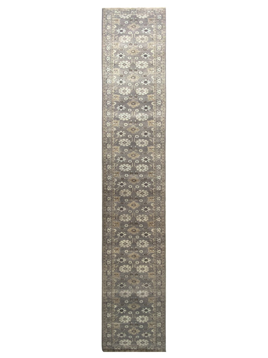 Super Cameron CB-223 Grey Traditional Knotted Rug