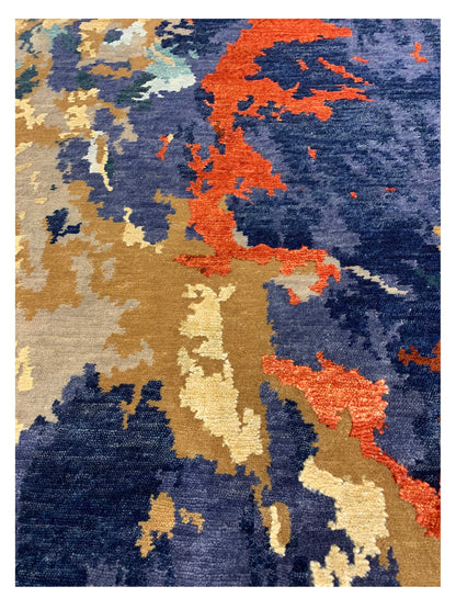 Artisan Toni Multi Transitional Knotted Rug - Rugs - Artisan - Atlanta Designer Rugs