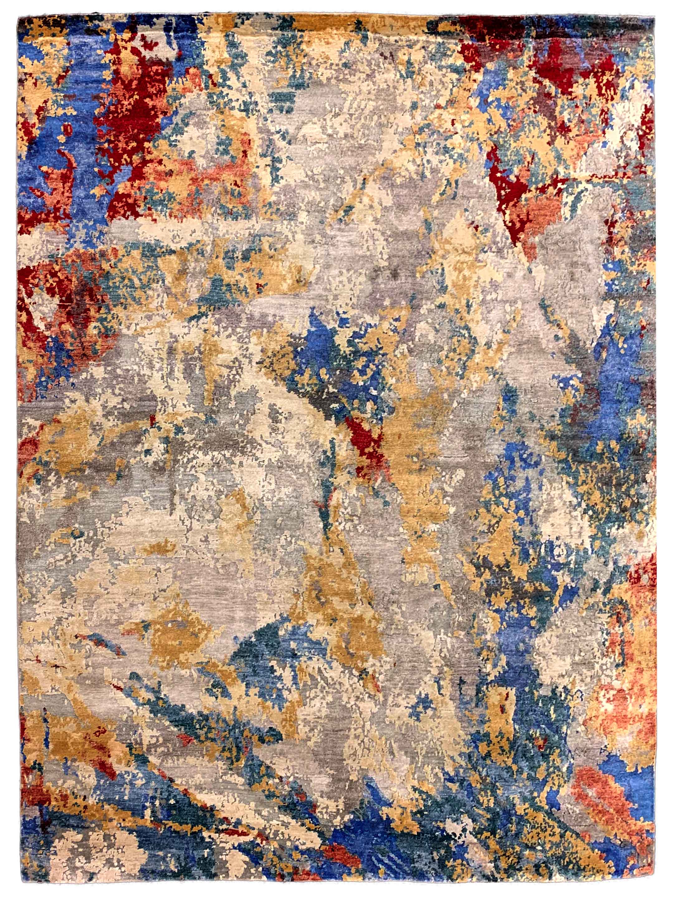 Toni Rug Artisan Toni Multi Transitional Knotted Rug – Atlanta Designer Rugs