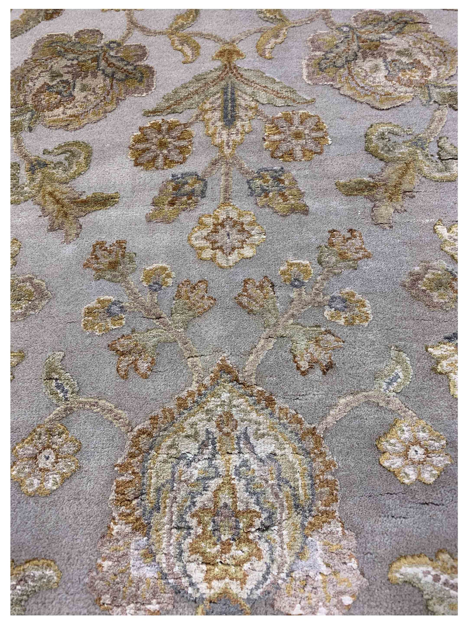 Artisan Rachel Grey Ivory Traditional Knotted Rug - Rugs - Artisan - Atlanta Designer Rugs