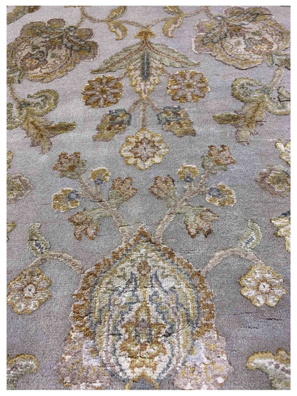 Artisan Rachel Grey Ivory Traditional Knotted Rug - Rugs - Artisan - Atlanta Designer Rugs