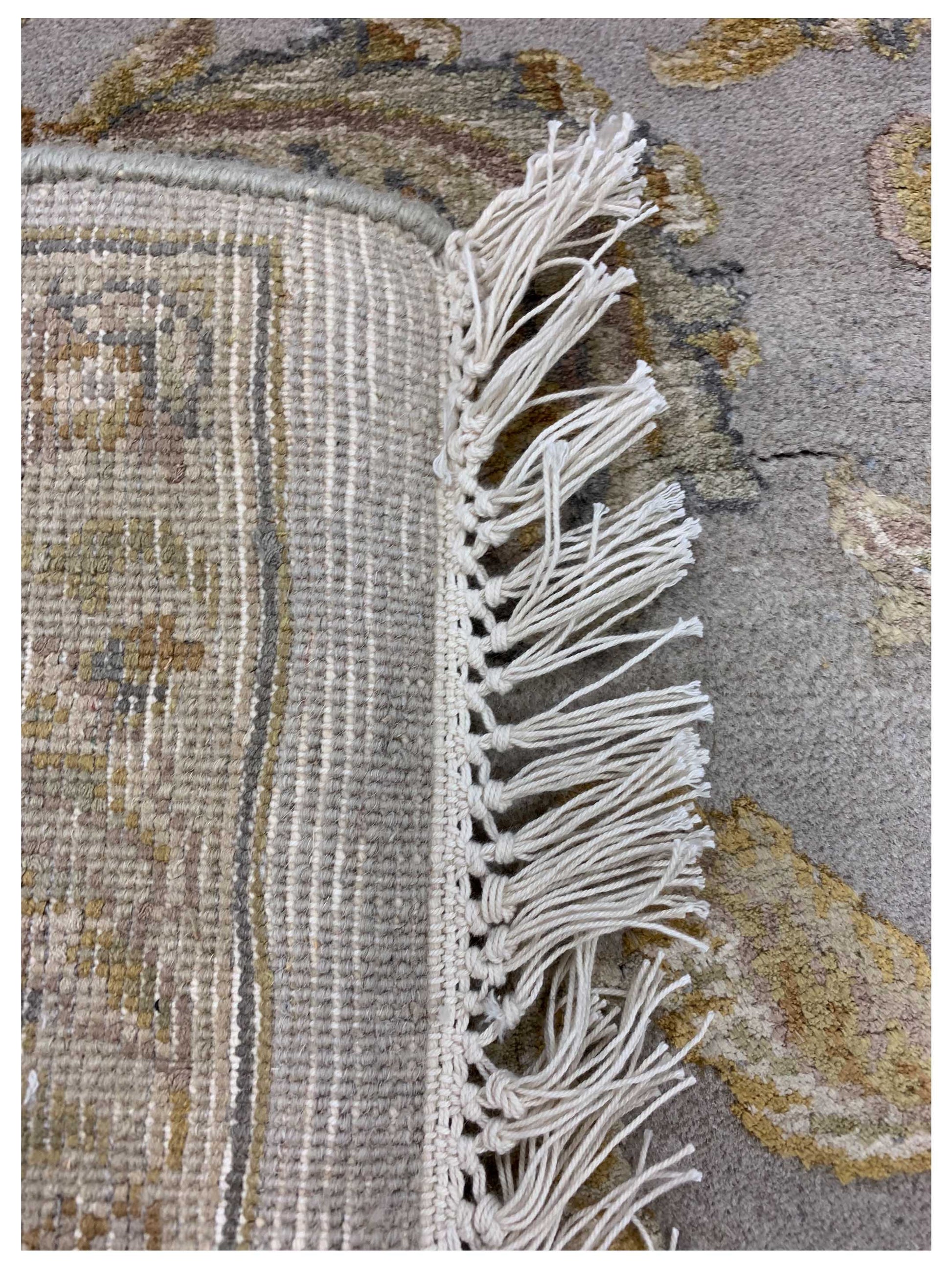 Artisan Rachel Grey Ivory Traditional Knotted Rug - Rugs - Artisan - Atlanta Designer Rugs