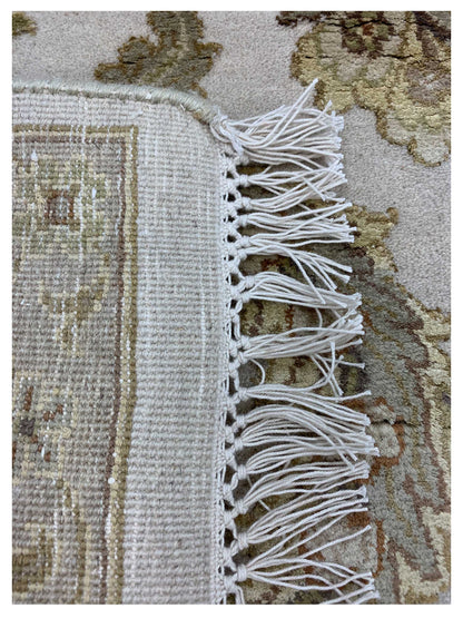 Artisan Rachel Ivory Gold Traditional Knotted Rug - Rugs - Artisan - Atlanta Designer Rugs