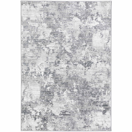 Dalyn Rugs Rhodes RR4 Gray Transitional Power Woven Rug