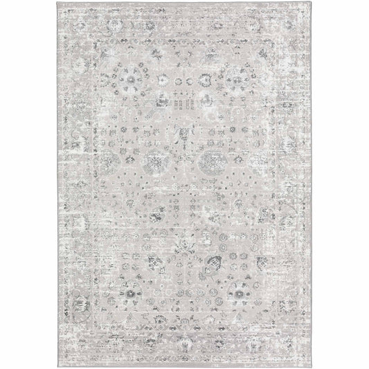 Dalyn Rugs Rhodes RR8 Silver Transitional Power Woven Rug