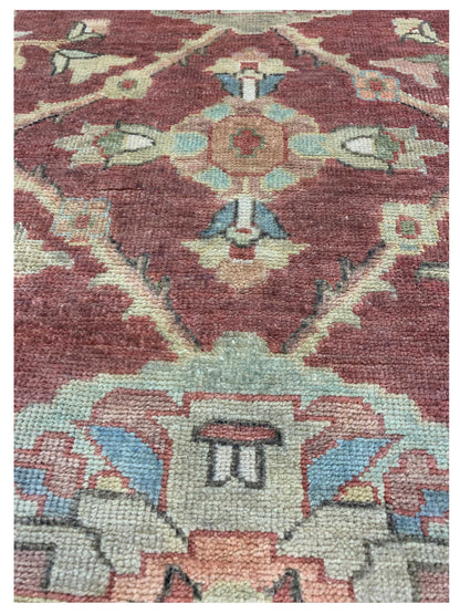 Artisan Cameron Rust Ivory Traditional Knotted Rug - Rugs - Artisan - Atlanta Designer Rugs