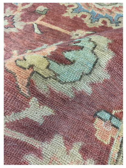 Artisan Cameron Rust Ivory Traditional Knotted Rug - Rugs - Artisan - Atlanta Designer Rugs