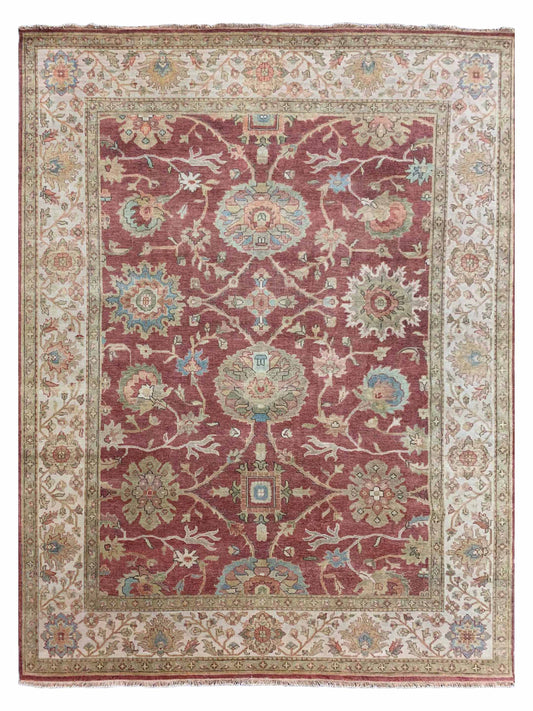 Artisan Cameron CB-207 Rust Traditional Knotted Rug