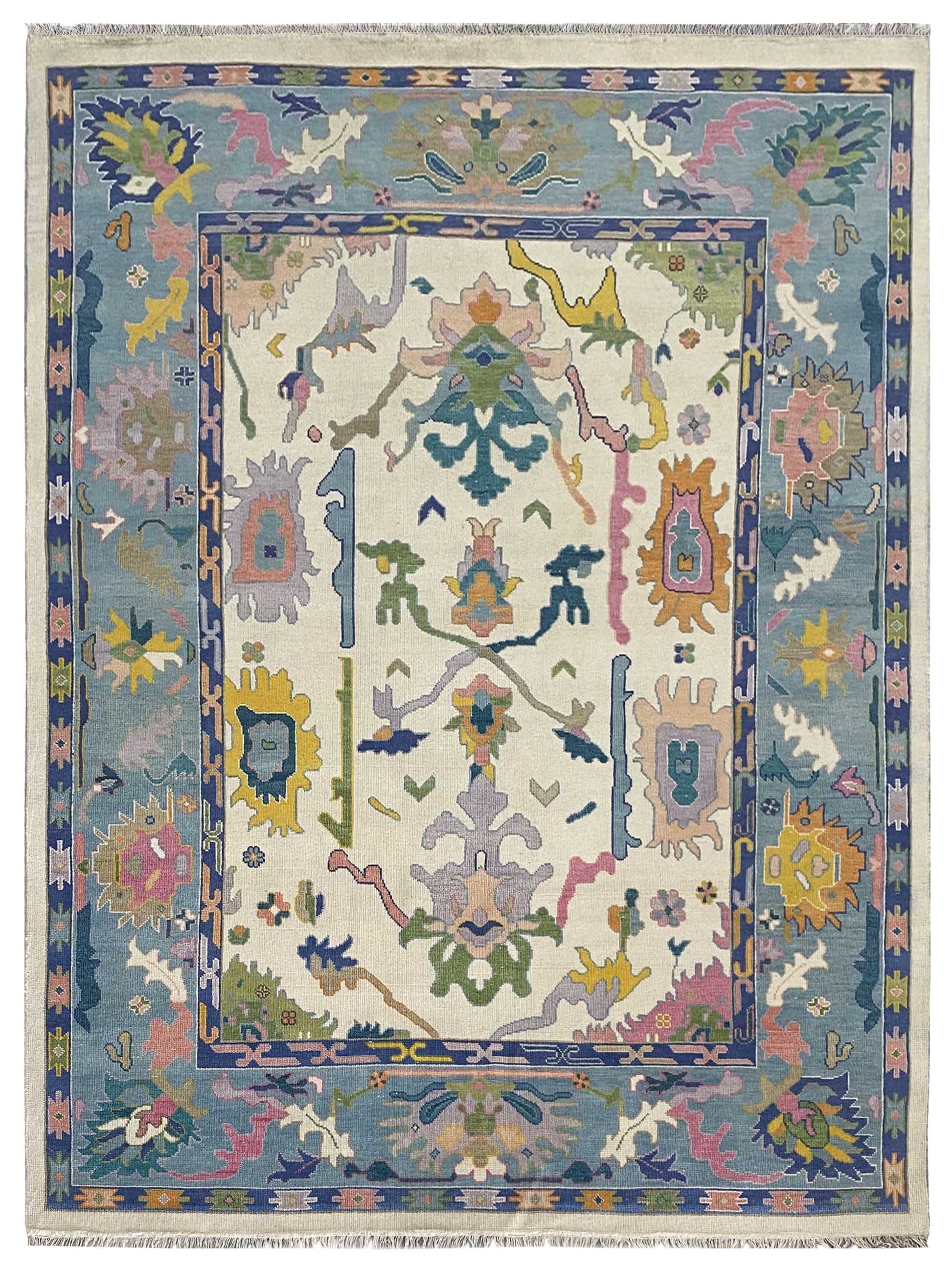 Artisan Blossom-2 RS-5008 Beige Traditional Knotted Rug