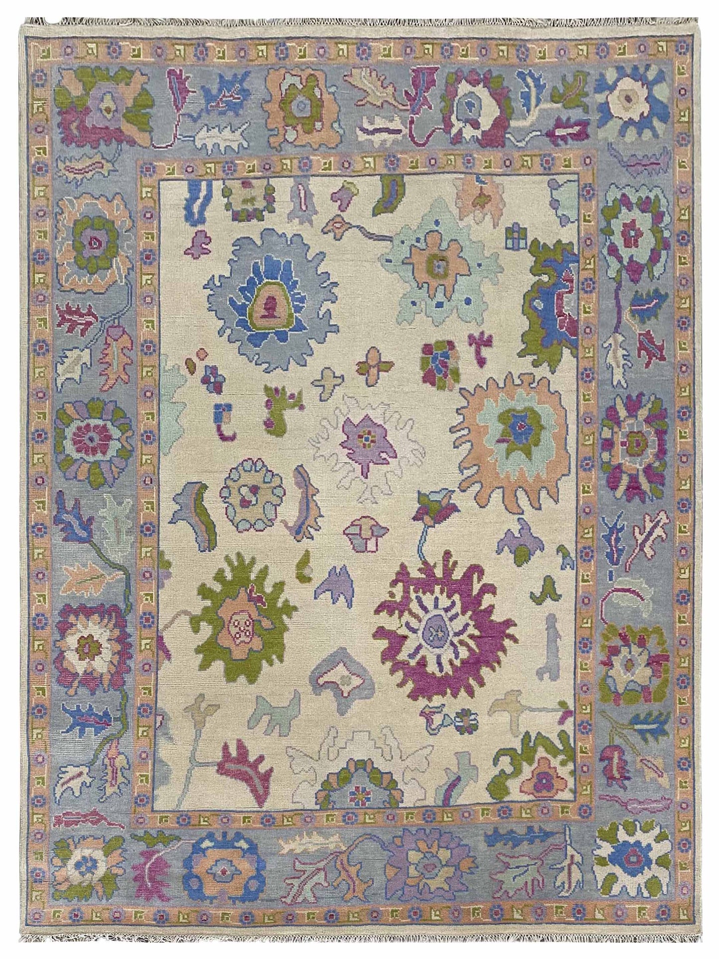 Artisan Blossom-2 RS-5026 Beige Traditional Knotted Rug