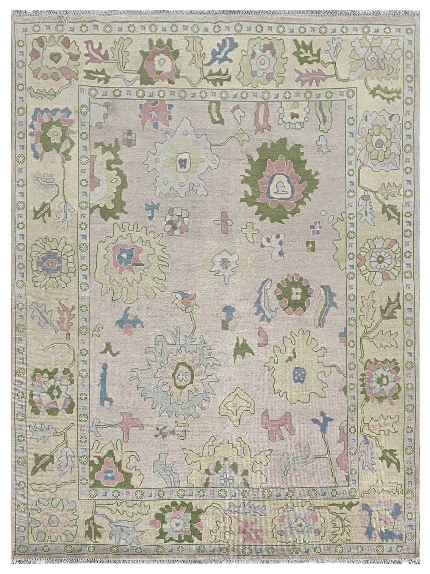 Artisan Blossom-2 RS-5026 Lt.Pink Traditional Knotted Rug