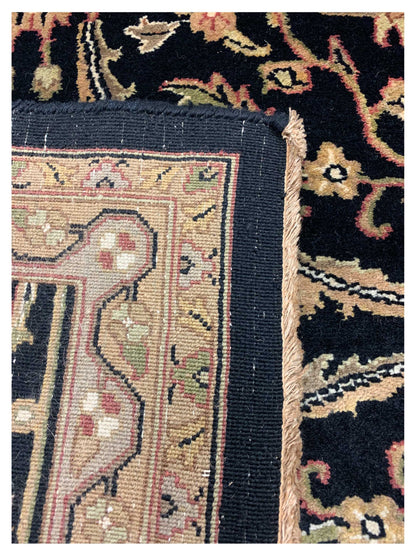 Artisan Michelle Black Traditional Knotted Rug - Rugs - Artisan - Atlanta Designer Rugs