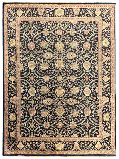 Artisan Michelle Black Traditional Knotted Rug - Rugs - Artisan - Atlanta Designer Rugs