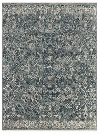 Limited Shoreham SHO-156 Sea Blue Transitional Knotted Rug