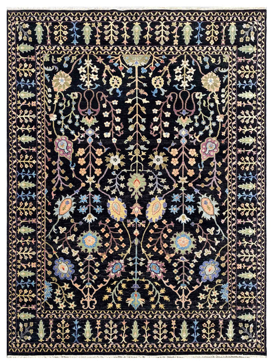 Artisan Cameron CB-216 Black Traditional Knotted Rug