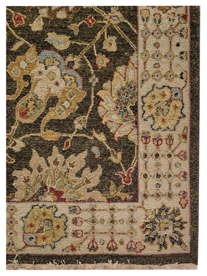 Artisan Sandra  Eucalyptus  Traditional Knotted Rug