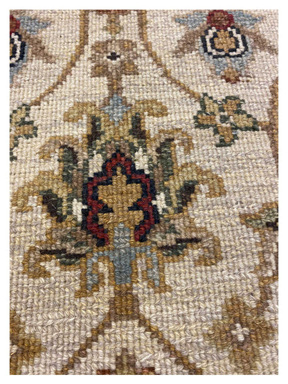 Artisan Sandra Ivory Lt.Blue Traditional Knotted Rug - Rugs - Artisan - Atlanta Designer Rugs