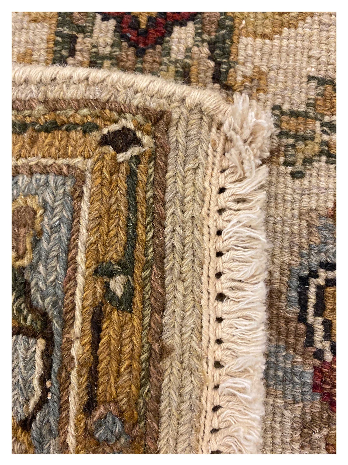 Artisan Sandra Ivory Lt.Blue Traditional Knotted Rug - Rugs - Artisan - Atlanta Designer Rugs