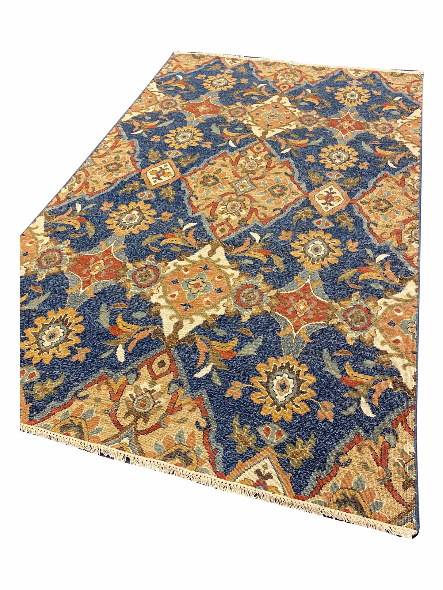 Artisan Sandra  Navy  Traditional Knotted Rug