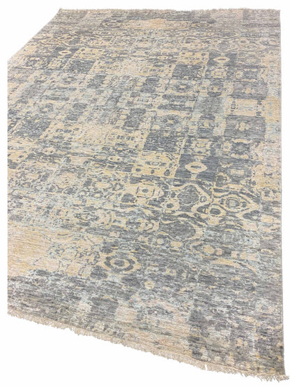 Artisan Pamela Lt.Gold Lt.Grey Transitional Knotted Rug - Rugs - Artisan - Atlanta Designer Rugs
