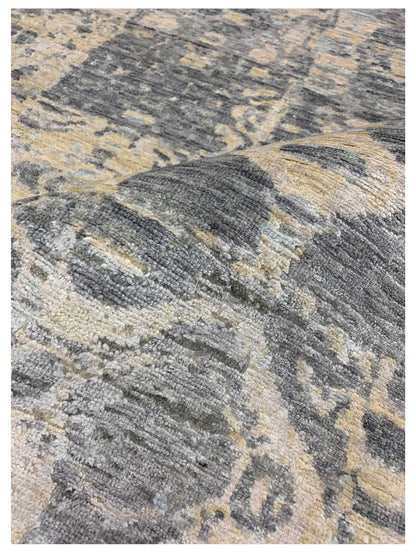 Artisan Pamela Lt.Gold Lt.Grey Transitional Knotted Rug - Rugs - Artisan - Atlanta Designer Rugs