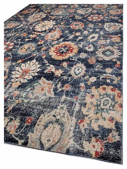Artisan Stana Navy Traditional Machinemade Rug - Rugs - Artisan - Atlanta Designer Rugs