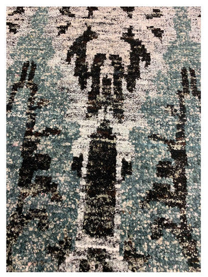 Artisan Viola Beige Grey Transitional Knotted Rug - Rugs - Artisan - Atlanta Designer Rugs