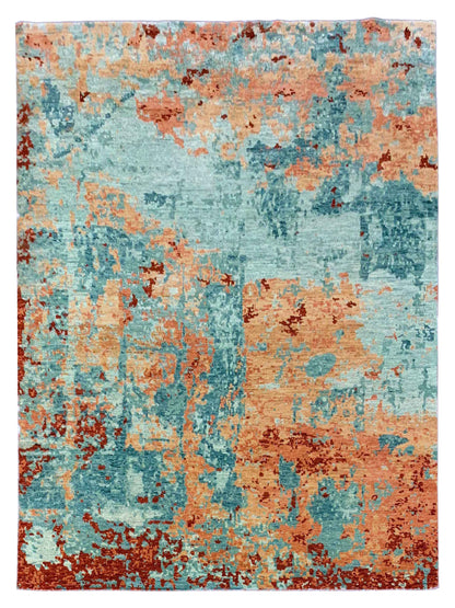 Artisan Abigail Multi Transitional Knotted Rug - Rugs - Artisan - Atlanta Designer Rugs