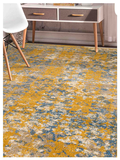 Limited Leighton LO - 552 Blue Gold Traditional Machinemade Rug - Rugs - Limited - Atlanta Designer Rugs