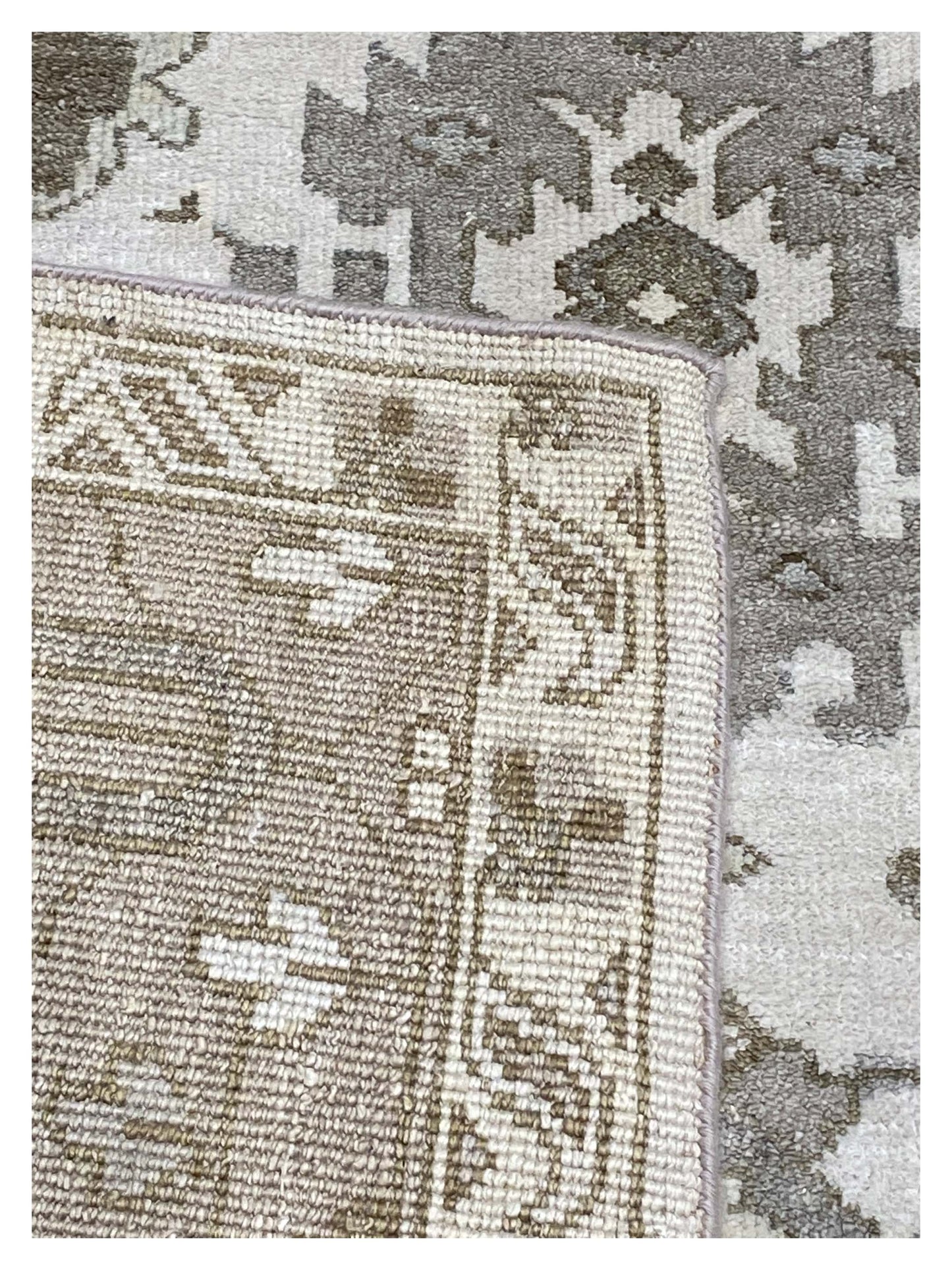 Artisan Emma  Ivory Camel Traditional Knotted Rug