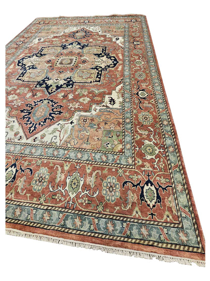 Artisan Helena  Rust Rust Traditional Knotted Rug