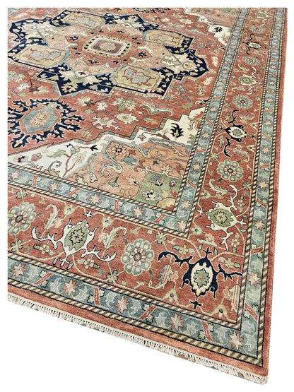 Artisan Helena  Rust Rust Traditional Knotted Rug