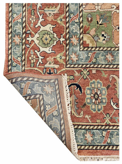 Artisan Helena  Rust Rust Traditional Knotted Rug
