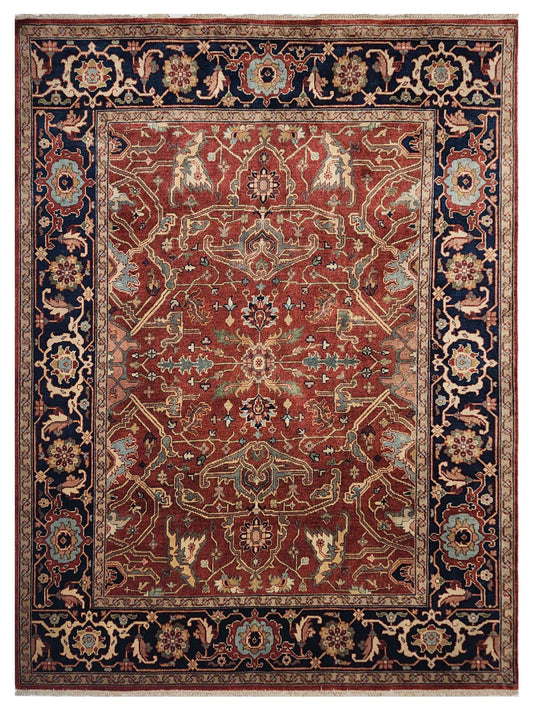 Artisan Helena SP-1683 Red Traditional Knotted Rug