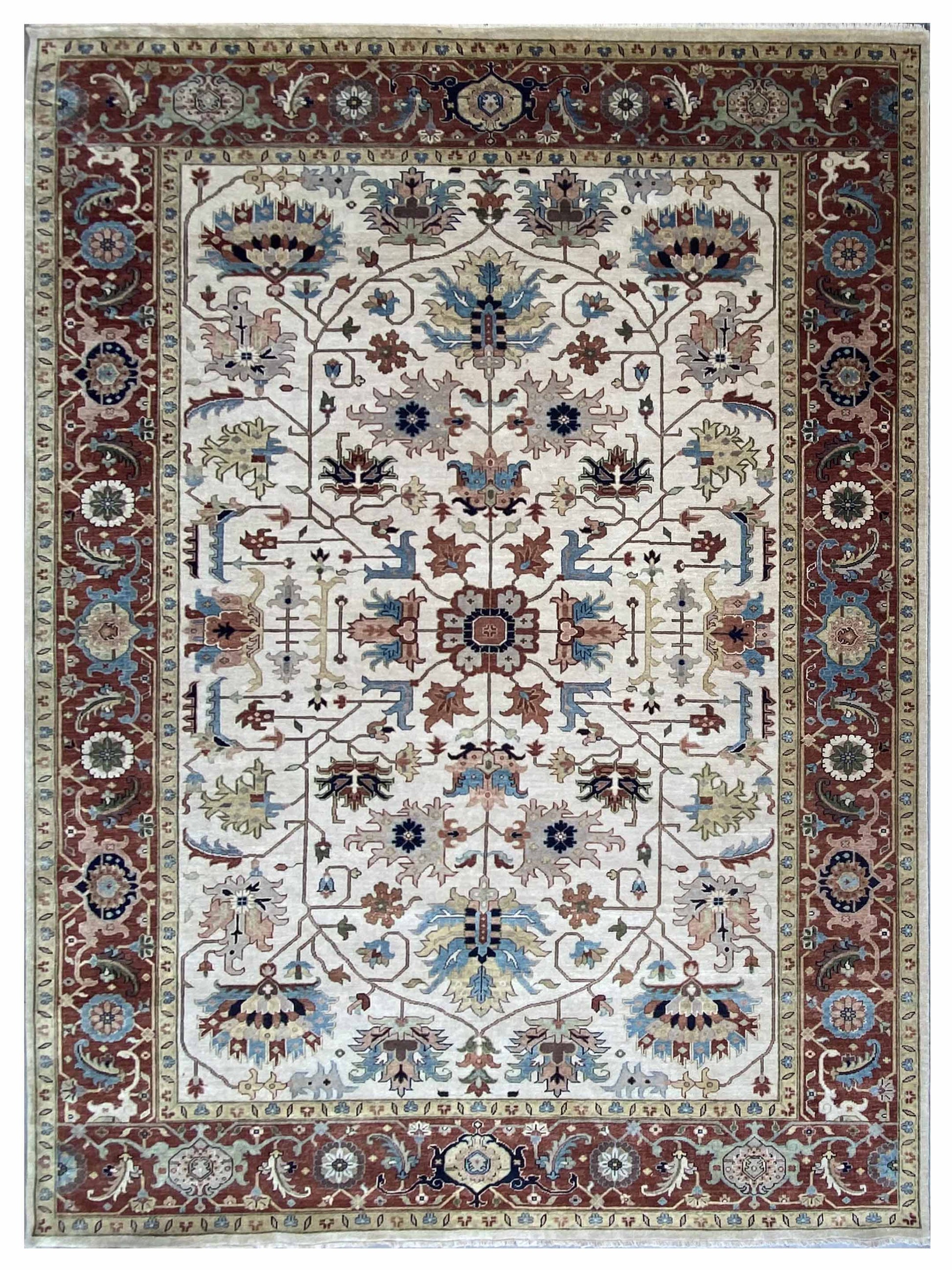 Artisan Sarapi SP-21 Ivory Traditional Knotted Rug