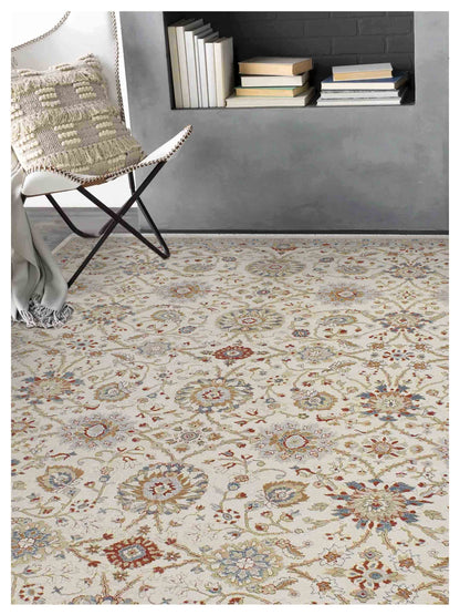 Artisan Sandra Beige Traditional Knotted Rug - Rugs - Artisan - Atlanta Designer Rugs