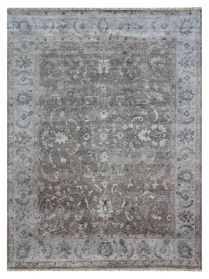 Artisan Audrey Dk.Grey Silver Traditional Knotted Rug - Rugs - Artisan - Atlanta Designer Rugs