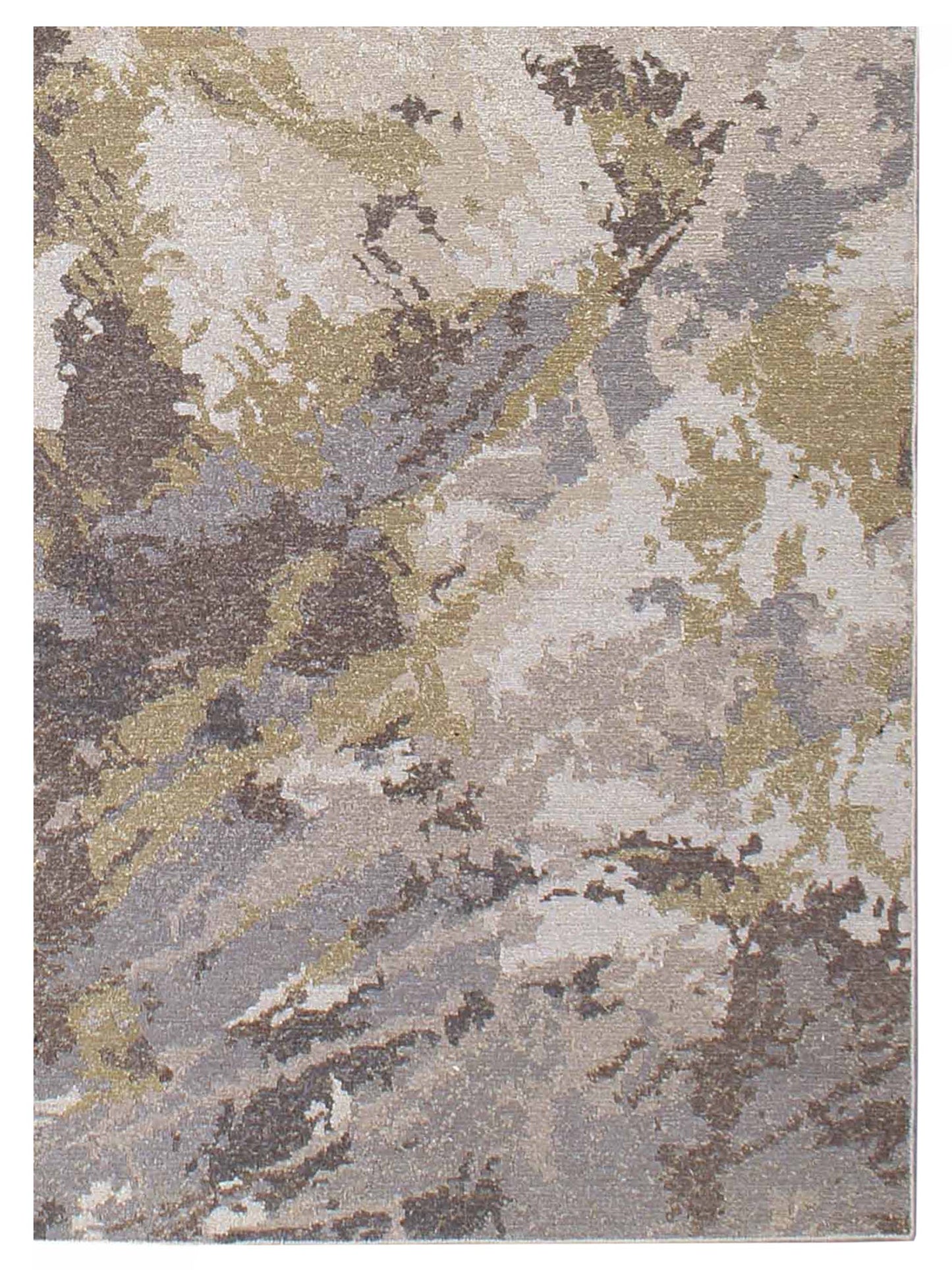 Artisan Sandra  Beige Gold Traditional Knotted Rug