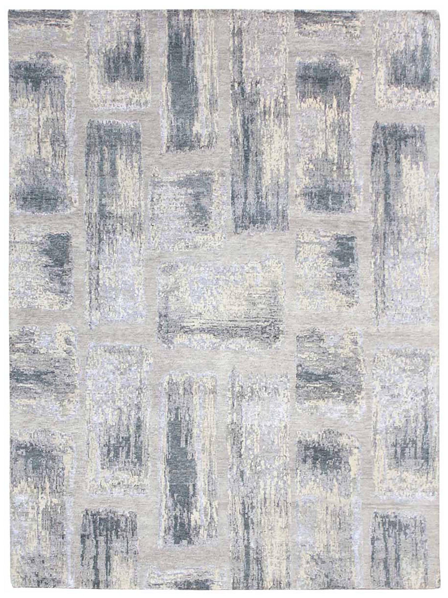 Limited SYDNEY SD-541 LIGHT GRAY Transitional Knotted Rug