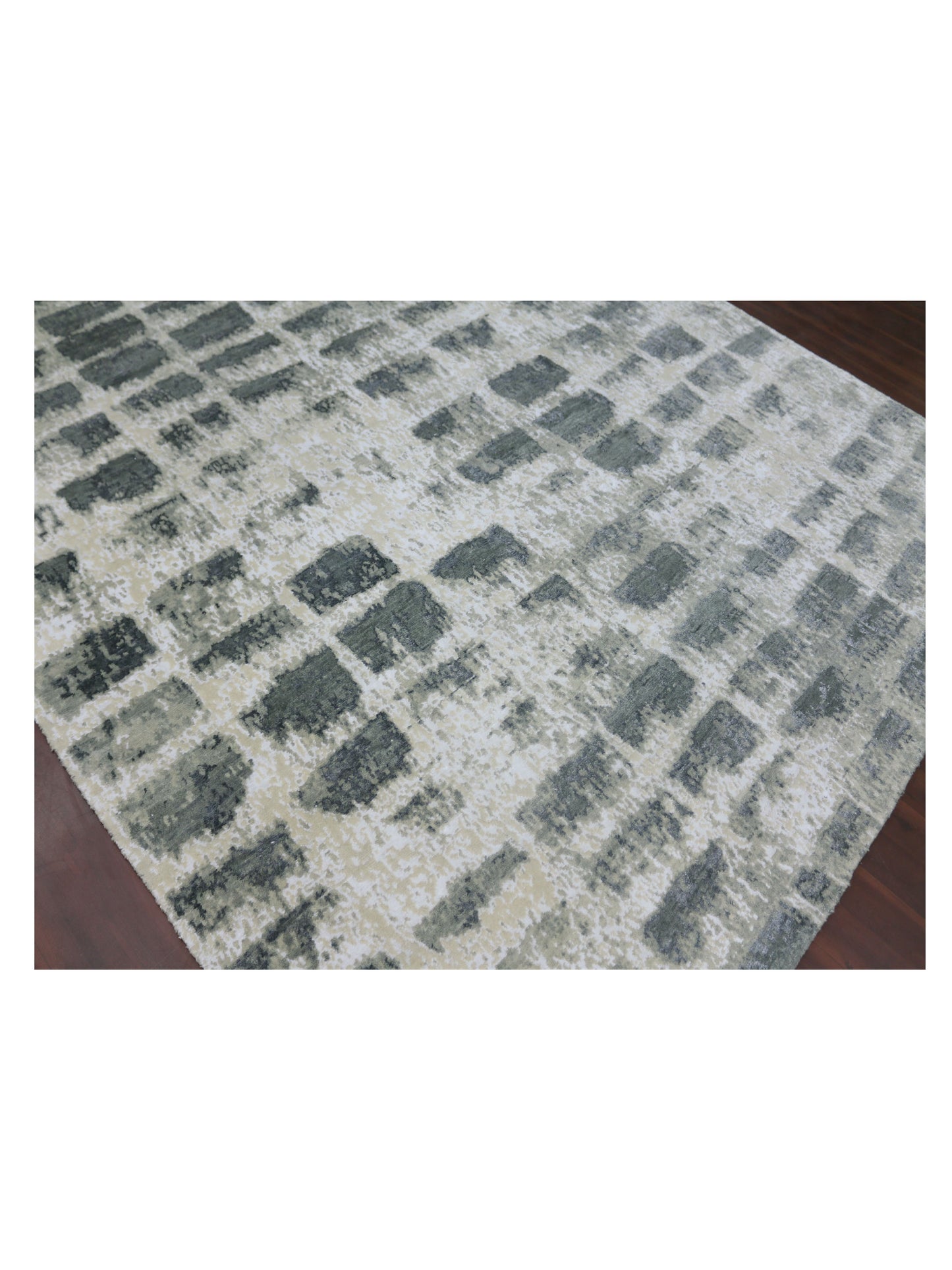 Limited SYDNEY SD-545 SILVER SAND Transitional Knotted Rug