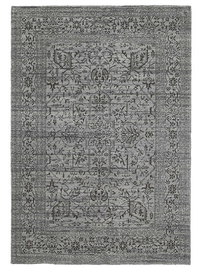 Artisan Serenade Grey Charcoal Transitional Knotted Rug - Rugs - Artisan - Atlanta Designer Rugs