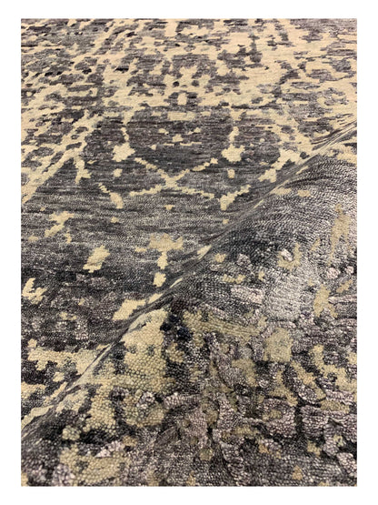 Artisan Dakota Charcoal Transitional Knotted Rug - Rugs - Artisan - Atlanta Designer Rugs
