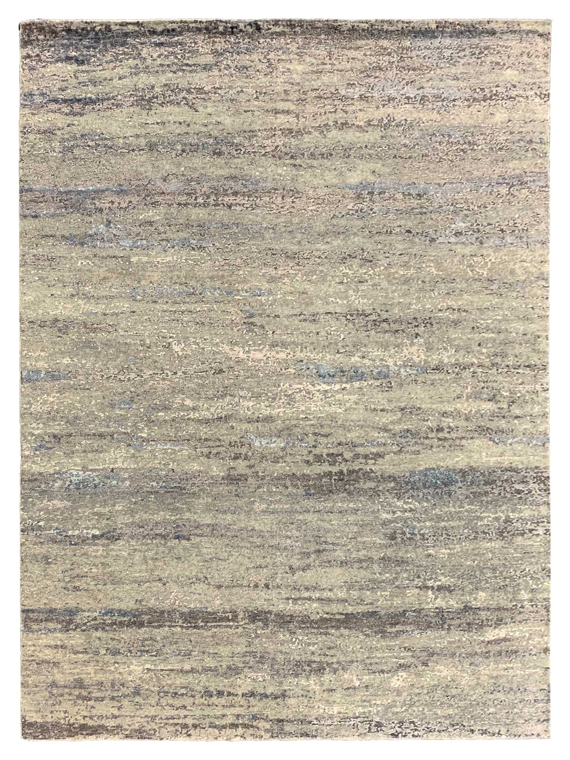 Artisan Mary MN-259 Blue Contemporary Knotted Rug