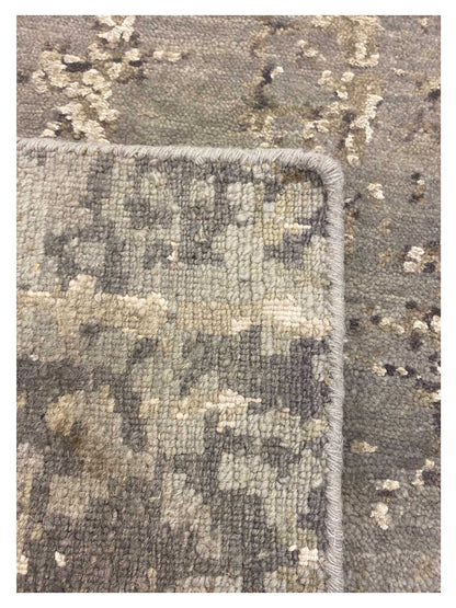 Artisan Toni Grey Silver Transitional Knotted Rug - Rugs - Artisan - Atlanta Designer Rugs