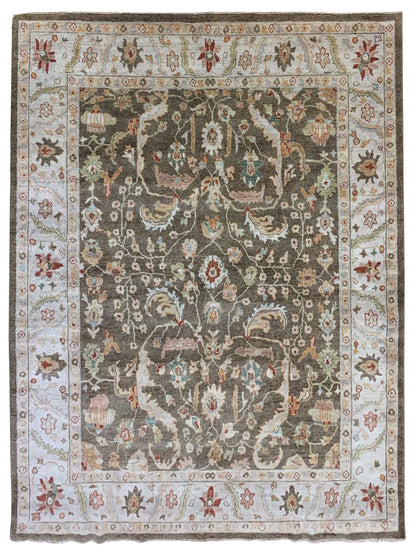 Artisan Julie Brown Lt.Grey Transitional Knotted Rug - Rugs - Artisan - Atlanta Designer Rugs