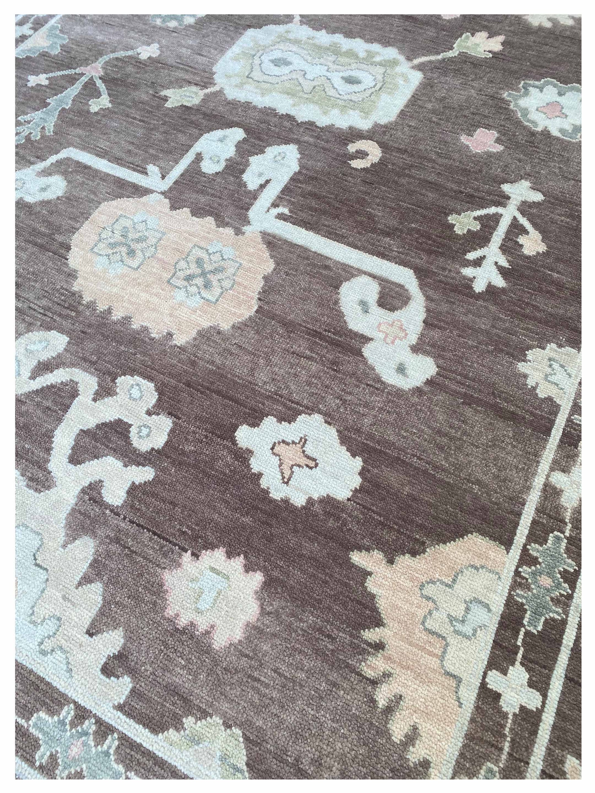 Artisan Blossom - 2 Brown Traditional Knotted Rug - Rugs - Artisan - Atlanta Designer Rugs