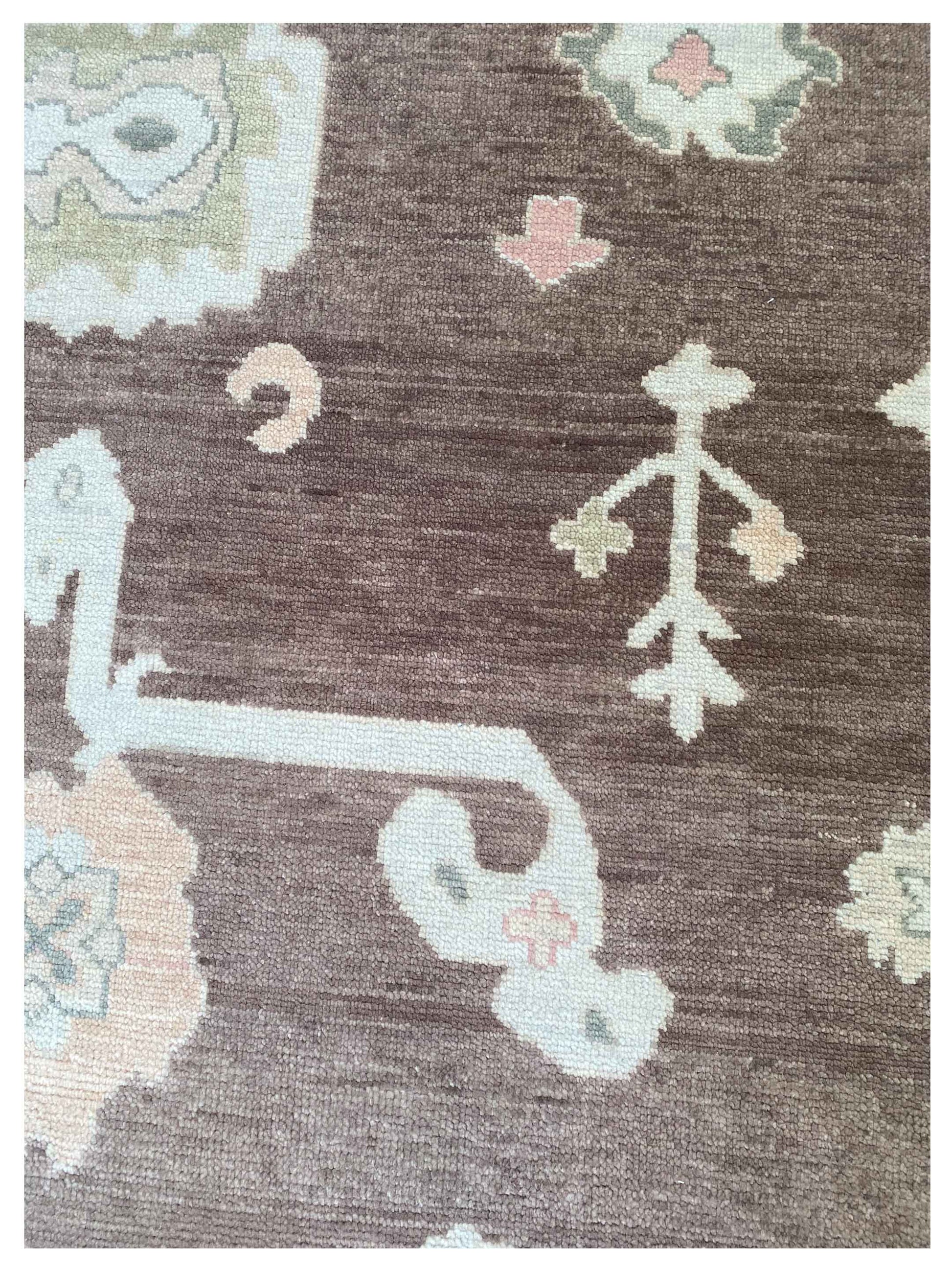 Artisan Blossom - 2 Brown Traditional Knotted Rug - Rugs - Artisan - Atlanta Designer Rugs